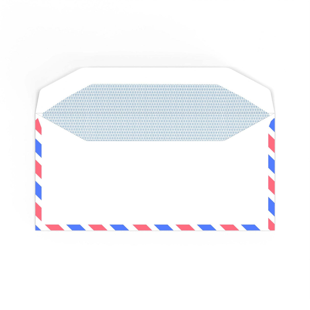 Weißer Luftpost Briefumschlag Airmail 110x220 mm (DL)