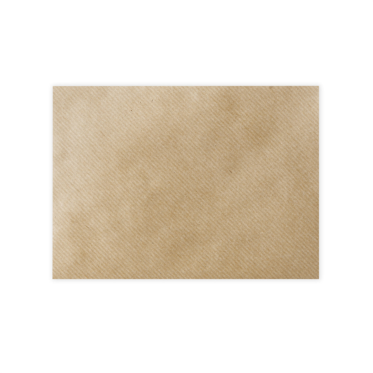 Brun konvolut med riller 133x184 mm