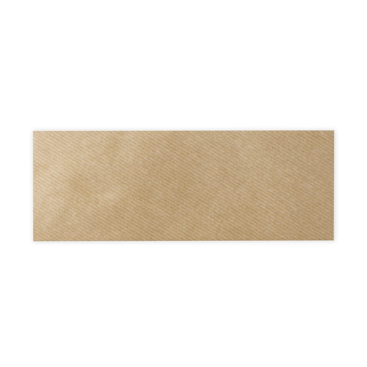 Brun konvolut med riller 80x215 mm