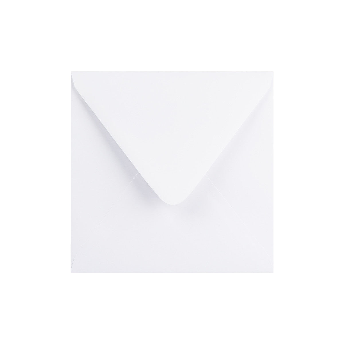Enveloppe blanche - Rabat Pointu 170x170 mm