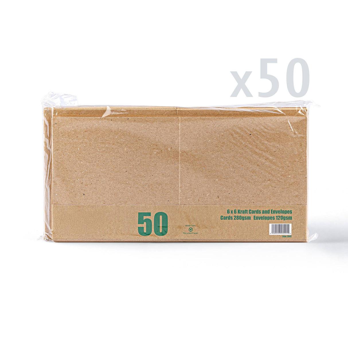 Kraftkort och kuvert - förpackning