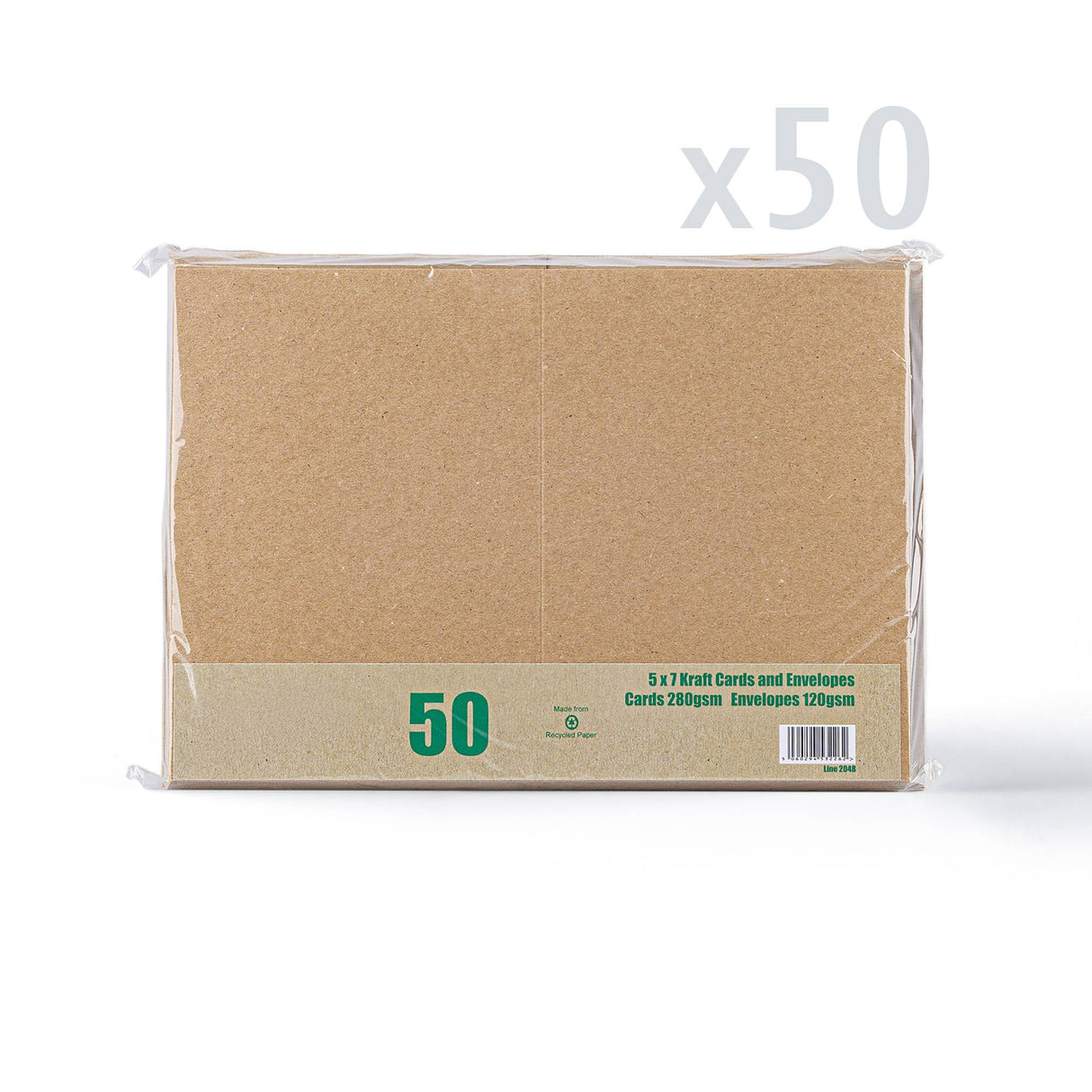 Kraftkort och kuvert - förpackning
