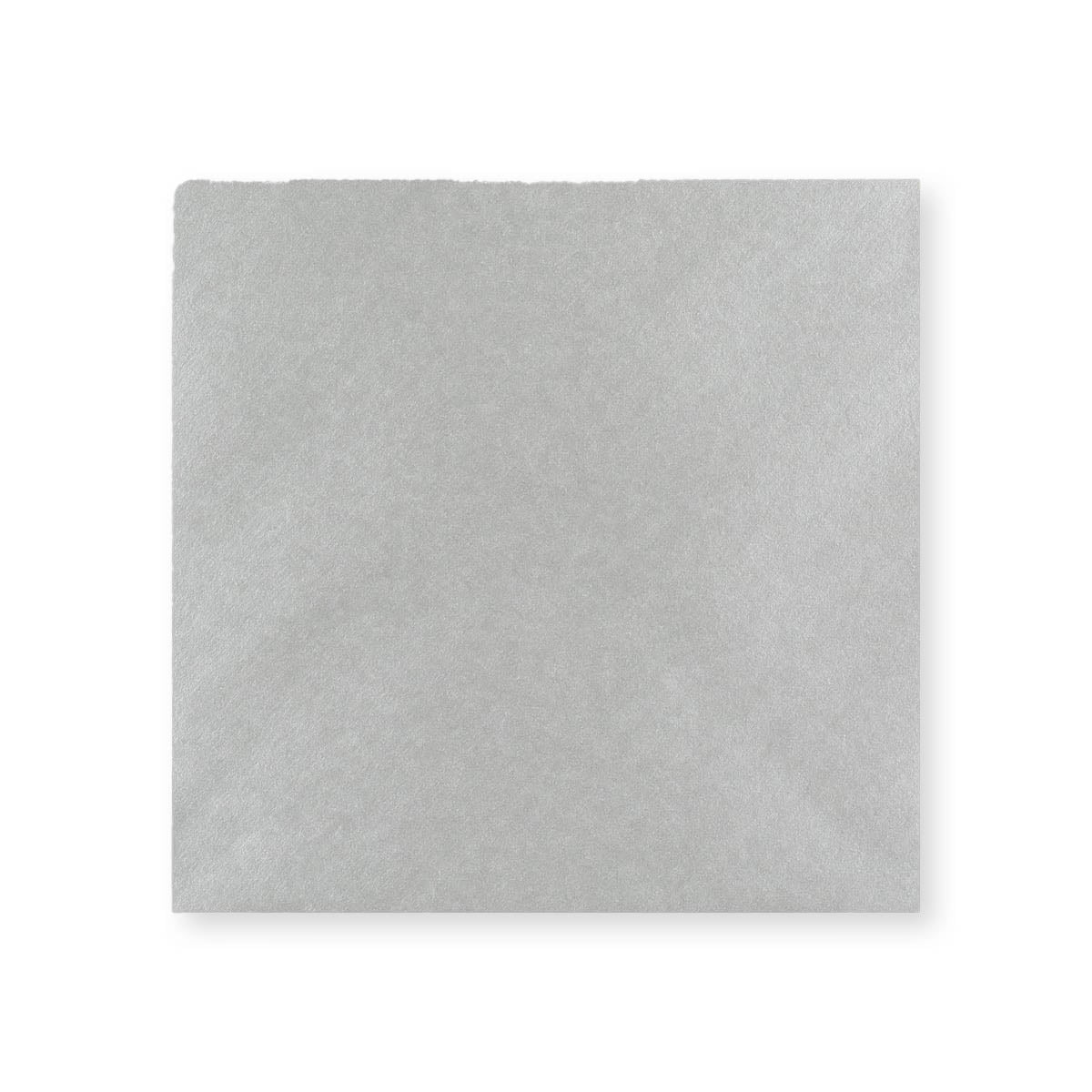 Metallic Silberner Briefumschlag 130x130 mm