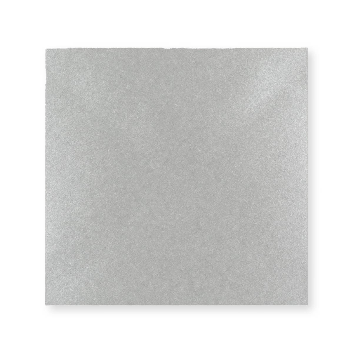 Metallic Silberner Briefumschlag 140x140 mm