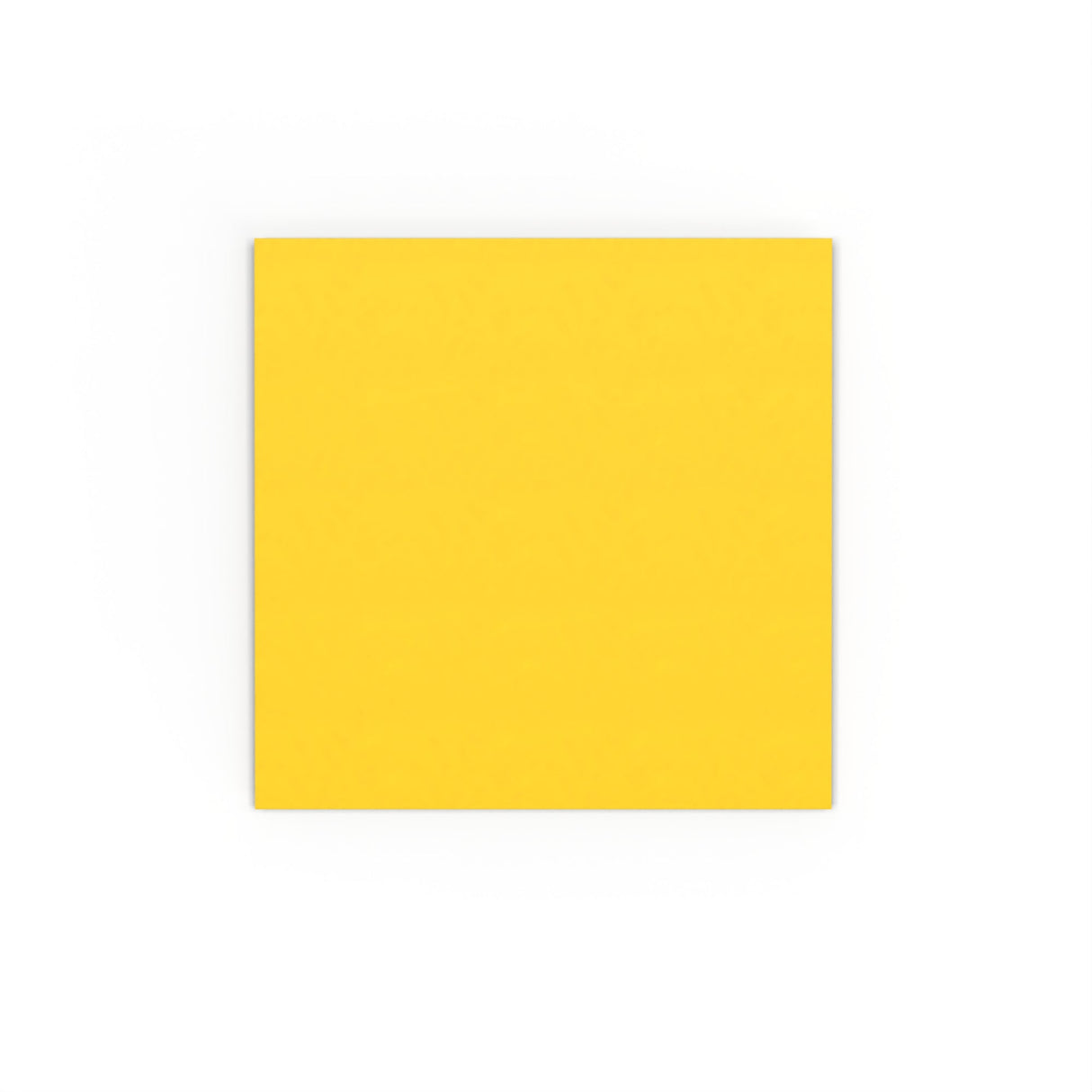 Mid Yellow Gummed V-Flap Envelope (130 x 130mm)
