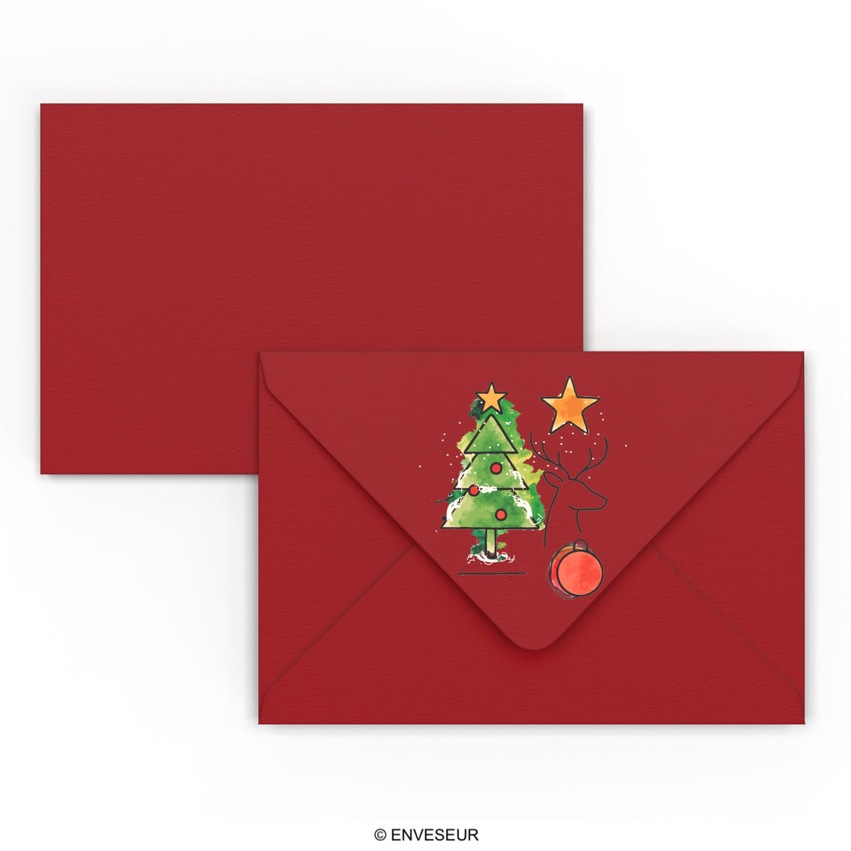 Sobres navideños Árbol de Navidad