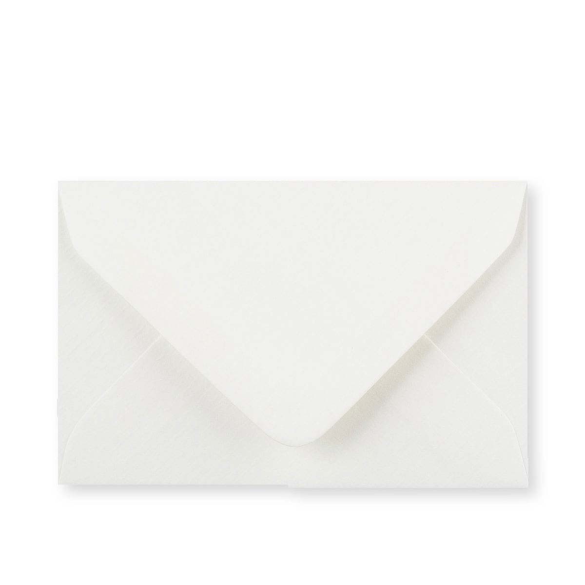 62x94 mm Wit Gelegde Envelop