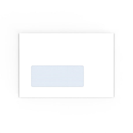 Sobre blanco con opacidad interior –  ventana 114x162 mm (C6)