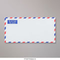 215 - White Blue Opaque Gummed Business Envelopes - Business Envelopes