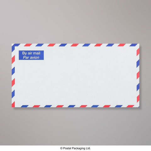 215 - White Blue Opaque Gummed Business Envelopes - Business Envelopes