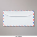 215 - White Blue Opaque Gummed Business Envelopes - Business Envelopes