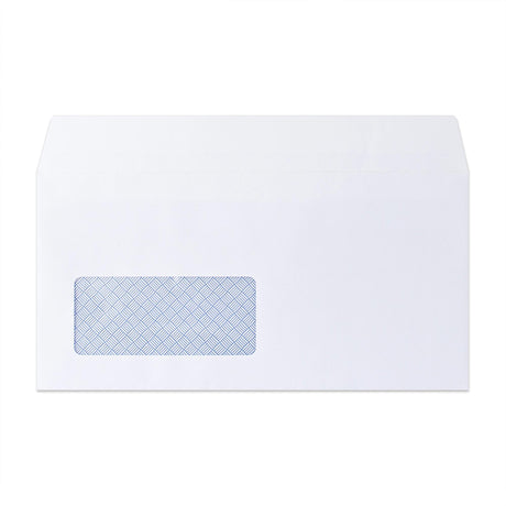 Sobre blanco con opacidad interior –  ventana 110x220 mm (DL) 100gr/m²