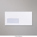 236D - White Blue Opaque Gummed Business Envelopes - Business Envelopes