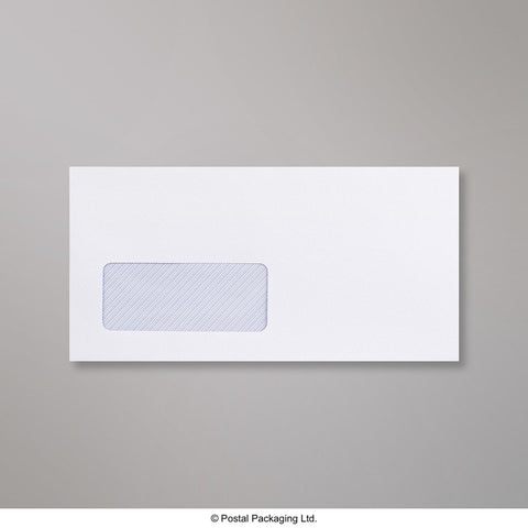 236D - White Blue Opaque Gummed Business Envelopes - Business Envelopes