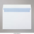 23708 - White Blue Opaque Peel and Seal Business Envelopes - Business Envelopes