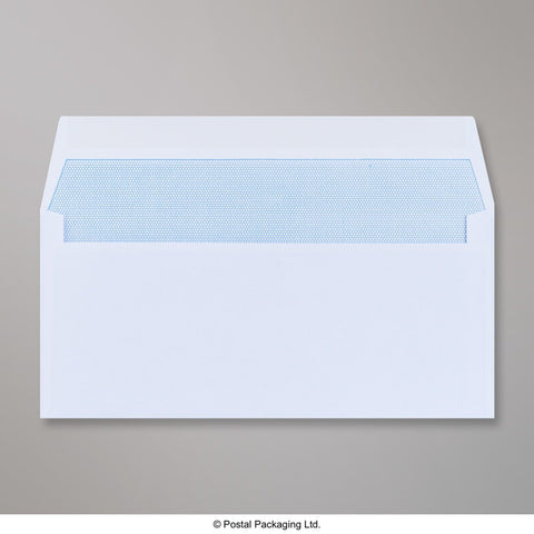 305 - White Blue Opaque Gummed Business Envelopes - Business Envelopes