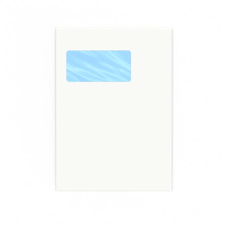 Sobre blanco con ventanilla de 229x162 mm (C5)