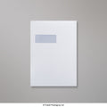 633PS - White Blue Opaque Peel and Seal Business Envelopes - Business Envelopes