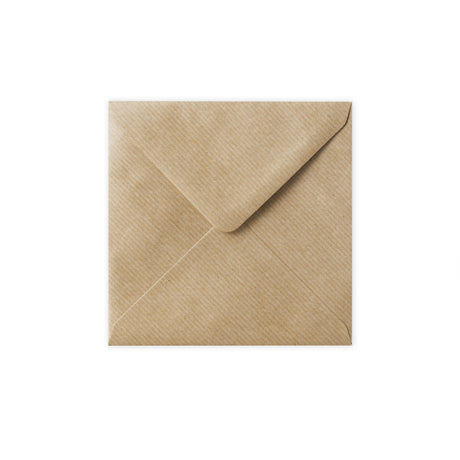 Ribbed Kraft Envelope  140x140mm