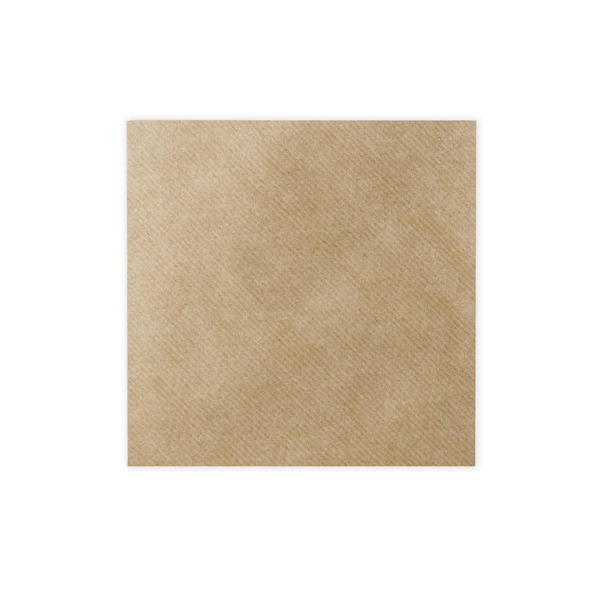 Hnědá obálka s žebrovaným vzorem 155x155 mm