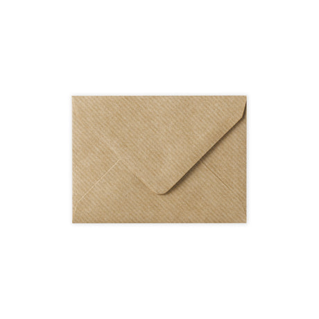82x113mm C7 smeđi rebrasti novčanik gumiran obična 100gsm tkane omotnice