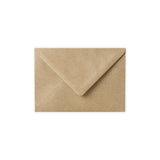 Barna boríték bordás mintával 114x162 mm (C6)