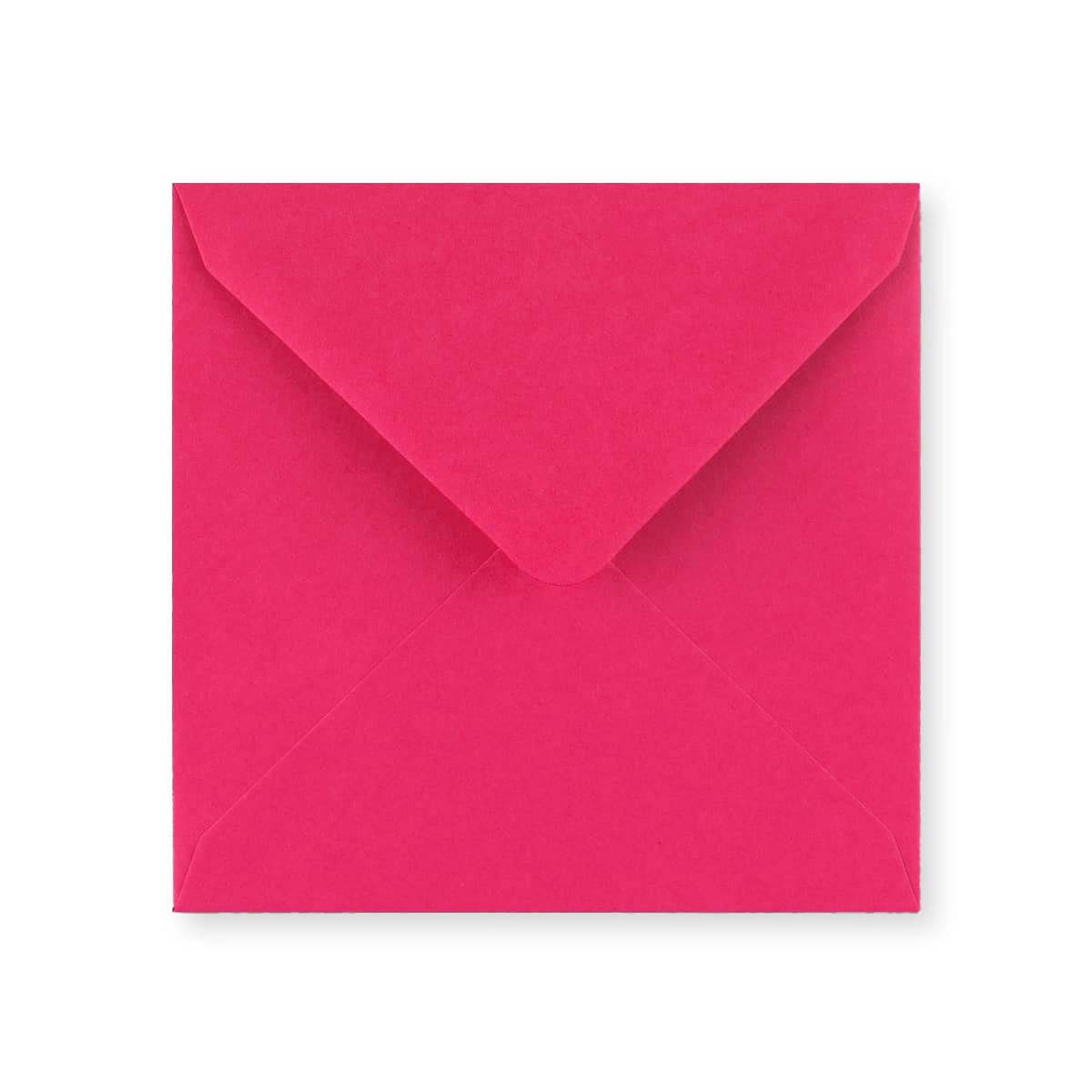 Fuschia-lyserød konvolut 130x130 mm