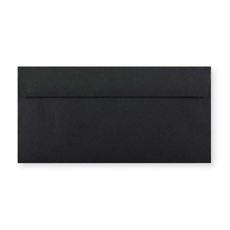 Sobre negro de 110x220 mm (DL)