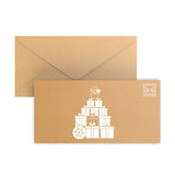 Kerstenvelop Kerstman