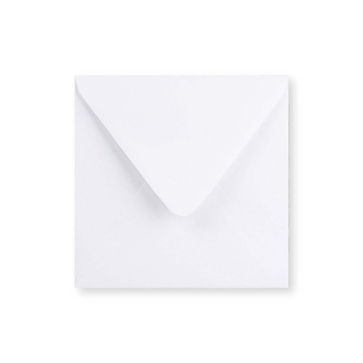 Enveloppe blanche - Rabat Pointu 170x170 mm
