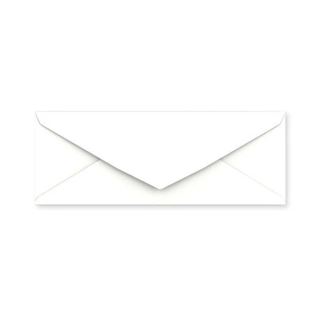 80x215 mm Wit Geweven Envelop