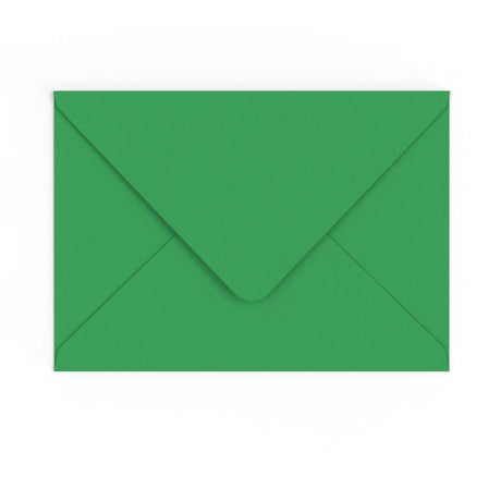 C5 Kelly Green British Made Gummed V-Flap Envelope (162 x 229mm)