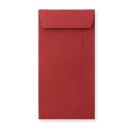 Mørkerød lommekonvolut 220x110 mm (DL)