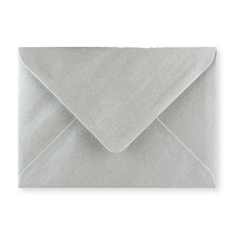 Metallic Silberner Briefumschlag 125x175 mm