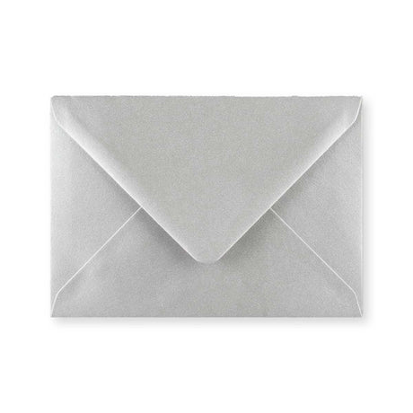 114x162 mm (C6) Metalen Zilver Envelop