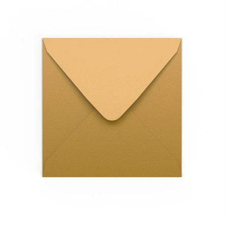 Sobre dorado de 155x155 mm