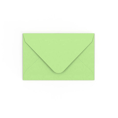 lichtgroen gekleurde envelop 65x94 mm