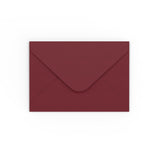 Enveloppes couleur bordeaux