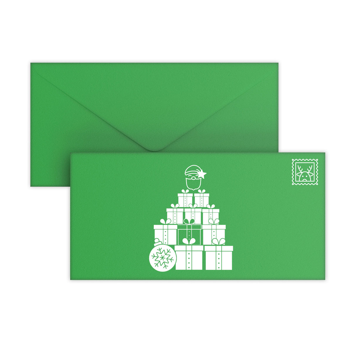 Kerstenvelop Kerstman