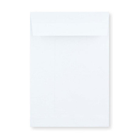 Weiße Faltentasche 254x178x25 mm