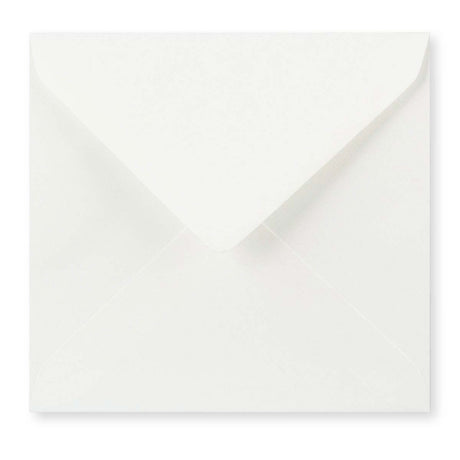 155x155 mm Wit Gelegde Envelop