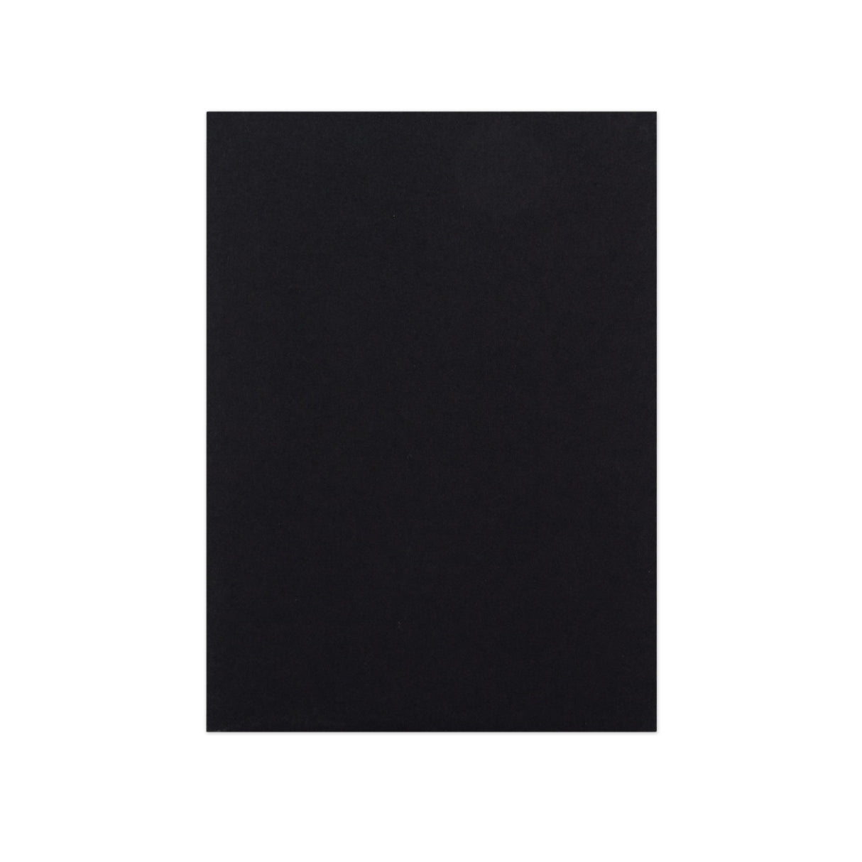 Čierna Obálka s Kartónovou Zadnou Stenou 162x114 mm (C6)