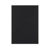 Fuldstændig  Sort Kuvert med Kartonbagside 229x162 mm (C5)