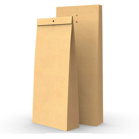 Kraftpapier-Musterbeutel mit Löchern