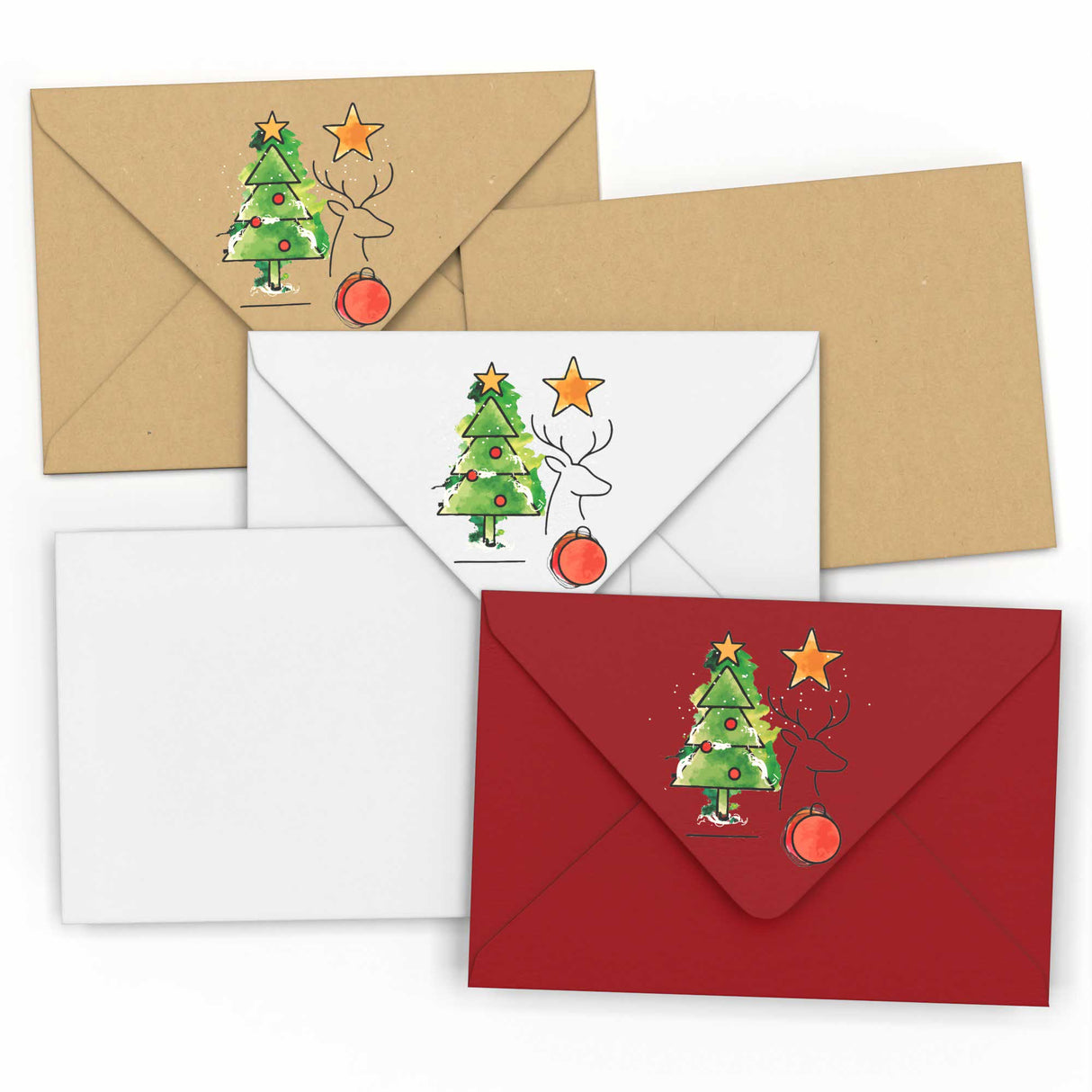 Sobres navideños Árbol de Navidad