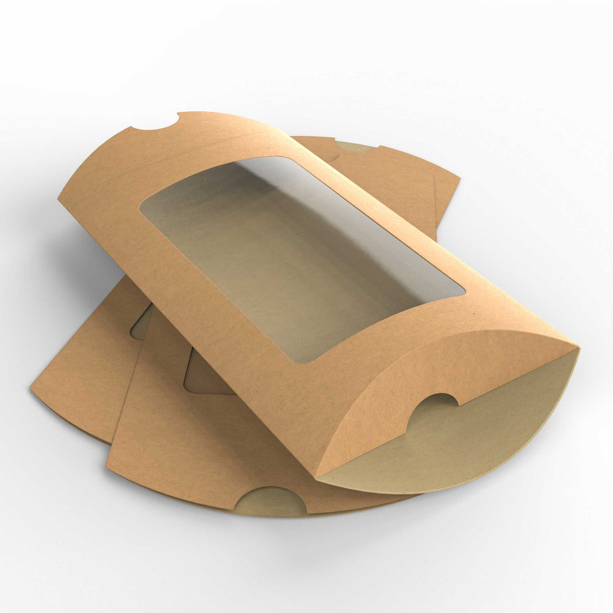 Cajas almohadas con ventana