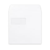 Sobre blanco de alto gramaje con ventanilla de 220x220 mm
