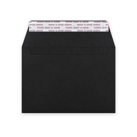 Sobre negro de alto gramaje de 114x162 mm (C6)