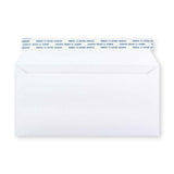Hvid konvolut 110x220 mm (DL)