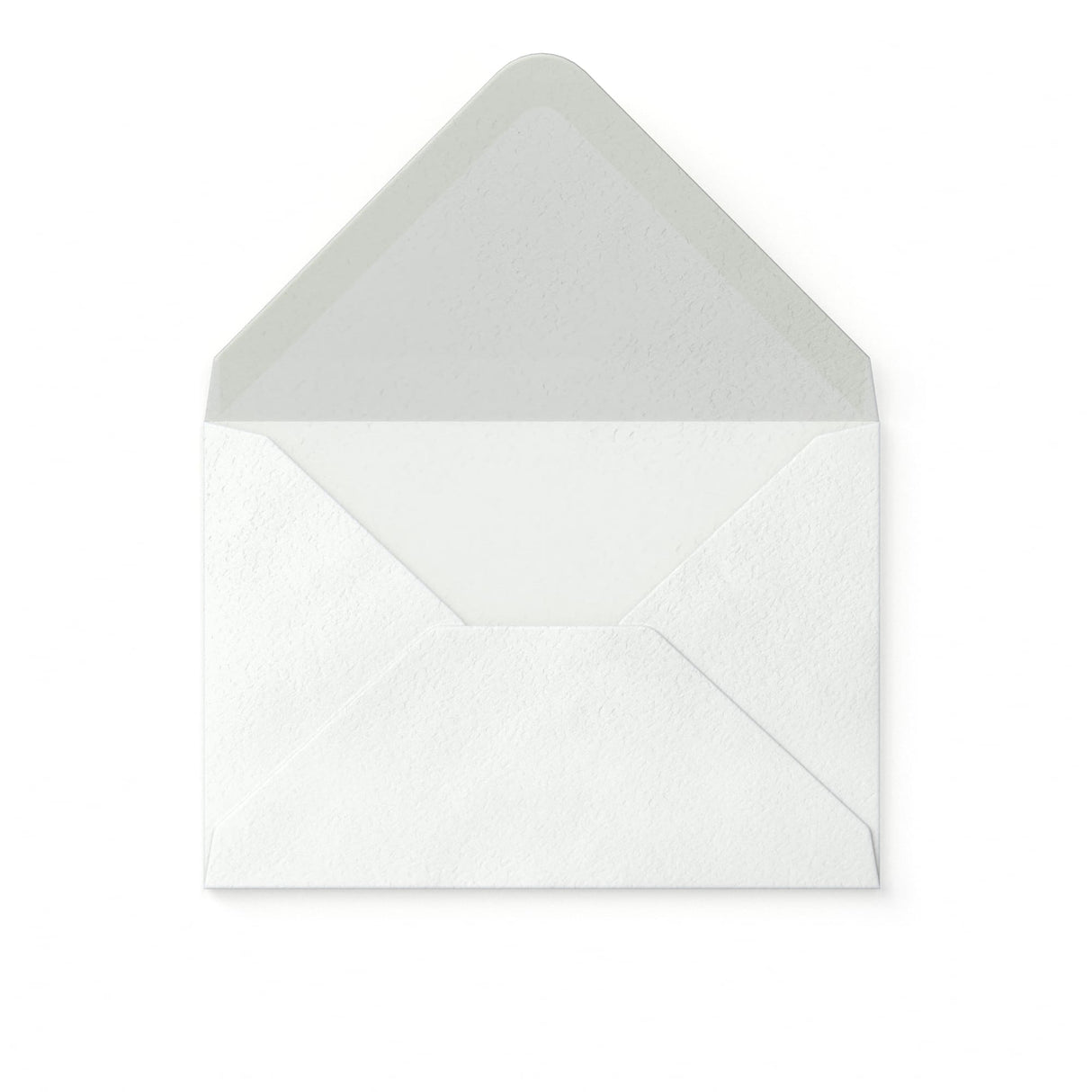 Witte envelop met hamerslagstructuur 65x94 mm